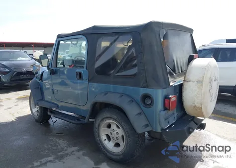 1999 Jeep Wrangler Sport z USA, uszkodzony, nr VIN 1J4FY19S8XP443604